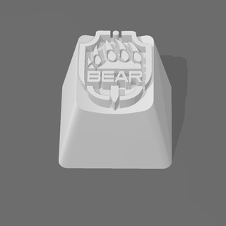 escape tarkov - pmc bear logo keycap esc keyboard 3d print model - Mito3D