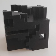 escher küp sanat 3d print model - Mito3D