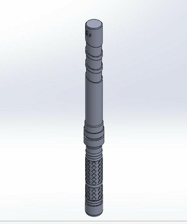 escrima bâtons arrière titulaires Nightwing 3d print model - Mito3D