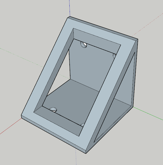 escuadra soporte estante 3D print model - Mito3D