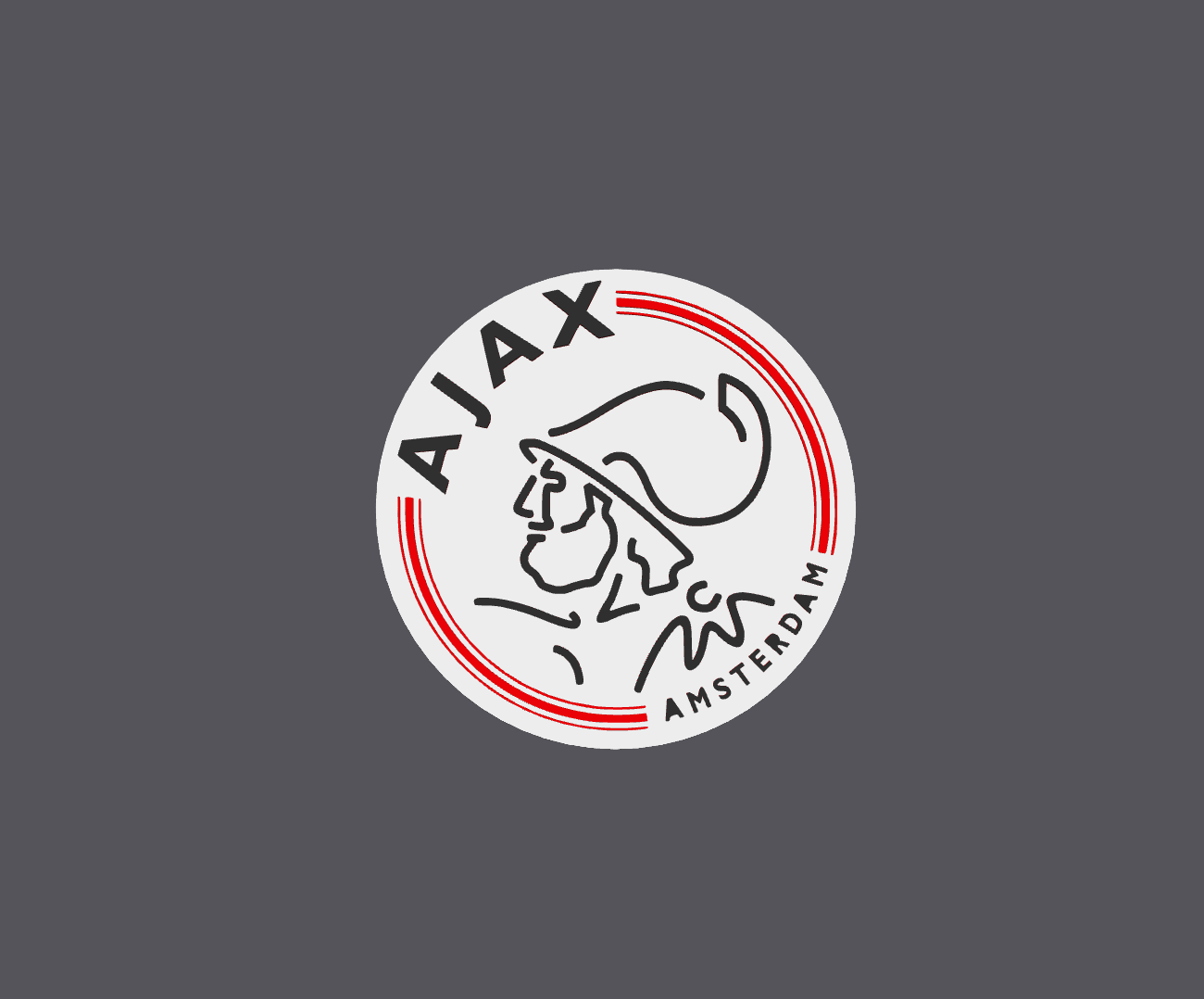 escudo ajax f tbol liga premiada amsterdã 3D print model - Mito3D