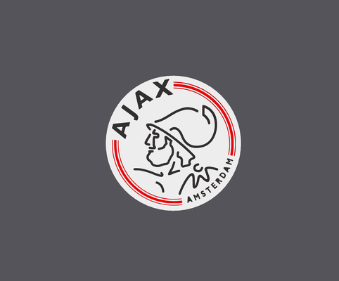 escudo ajax tbol ligue amsterdam 3d print model - Mito3D