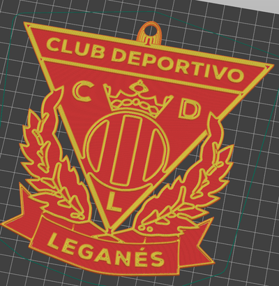 escudo cd cojinete s futbol f tbol equipo deporte 3d print model - Mito3D