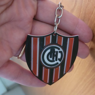 escudo chacarita juniors llavero souvenirs chacha porte clés clé bague 3d print model - Mito3D