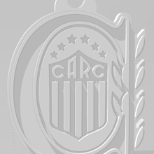 escudo rosario central tox santa fe futbol Arjantin afa ıskoc Premier League içinde llavero canalla 3d print model - Mito3D