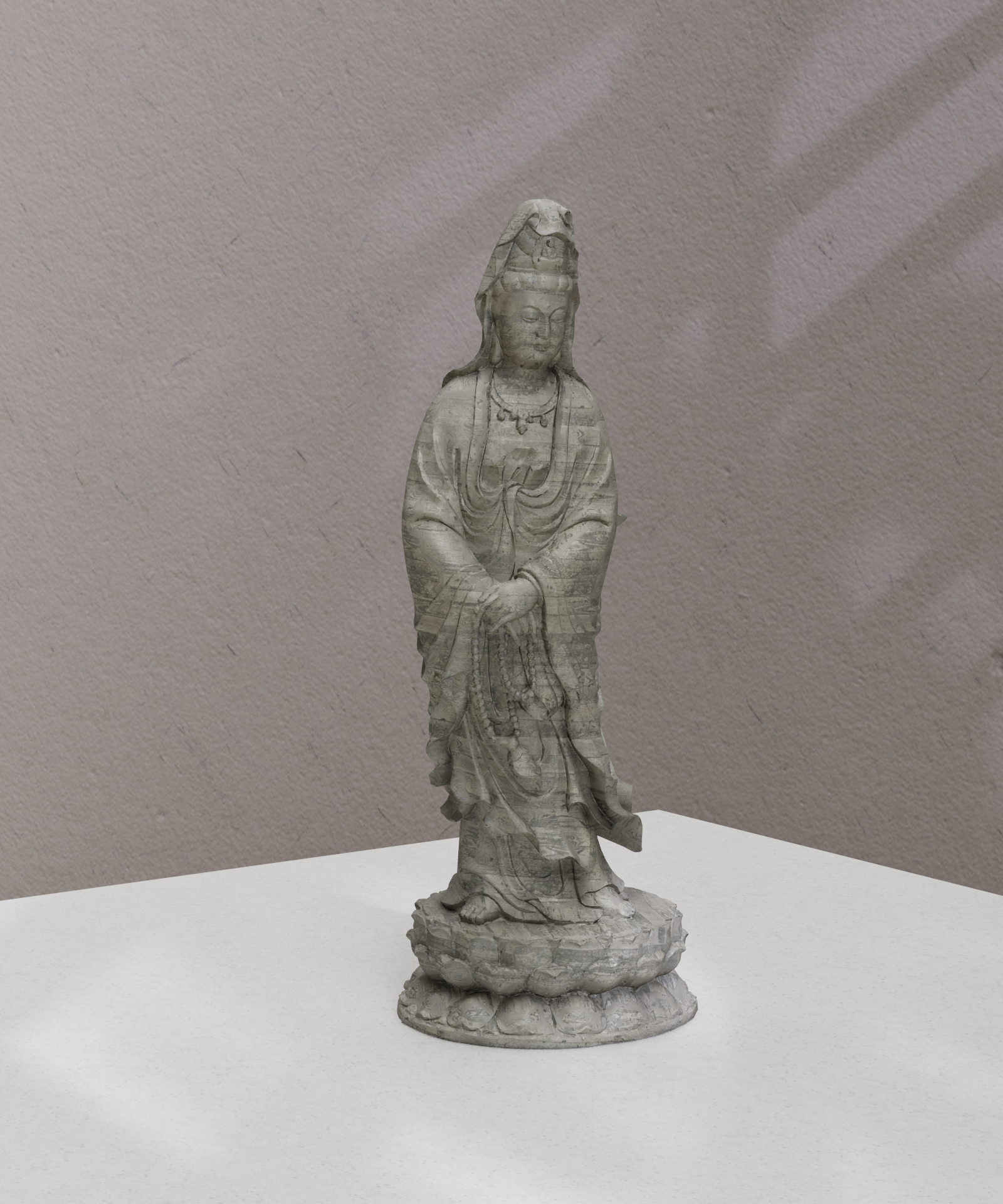 escultura buddista cuerpo entero arte estatua rilassare deco 3D print model - Mito3D