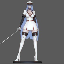esdeath akame ga tuer anime sexy fille personnage 3d impression art 3d print model - Mito3D