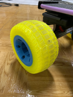 esk8 ruedas 3d impresión patineta rueda neumático cono eléctrico tpu poliuretano aire apoya 3d print model - Mito3D