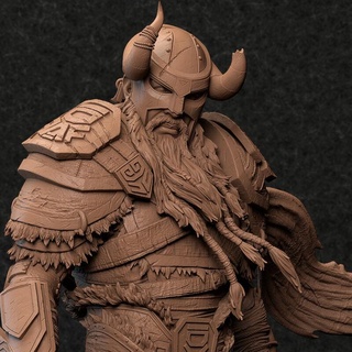 eso nord héros figurine aîné parchemins Skyrim 1 6 échelle bande annonce 3d print model - Mito3D
