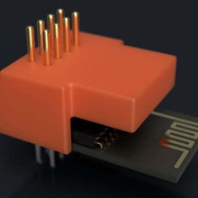 esp01 pogo programador de la herramienta esp01s pin electrónica 3d print model - Mito3D
