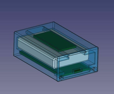 esp32 + rcwl 0516 batería recinto sensor electrónica 3d print model - Mito3D