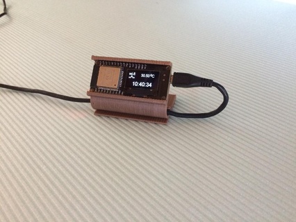 esp32 board holder arduino lolin oled electronics 3d print model - Mito3D
