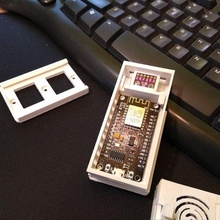 esp8266 + bme280 recinto rápido deslizar monte base ferramenta faça eletrônicos 12 umidade sensor temp Wi fi 3d print model - Mito3D