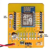 esp8266 ai-thinker yellow dev slim cover lid box ai thinker development electronics 3d print model - Mito3D