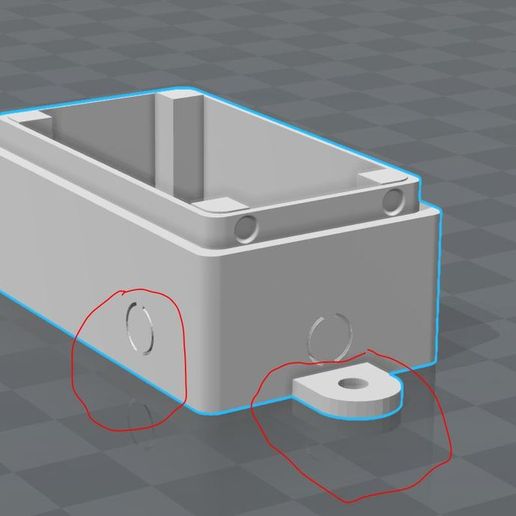 esp8266 nodemcu amica più grande Astuccio guaina elettronica 3D print model - Mito3D