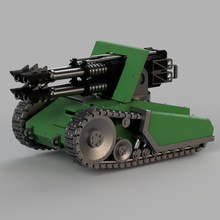 Espada anti tank tabanca dörtlü lazer imparatorluk koruma yok edici astra militarum dönekler sapkınlık rapier pil Warhammer 40k minyatür mini takım 3d print model - Mito3D