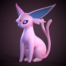espeon Pokémon 3d print model - Mito3D