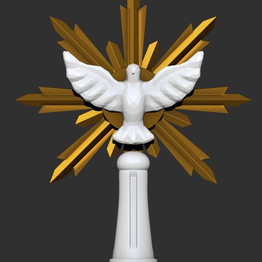 espíritu santo 3D print model - Mito3D