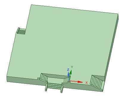 Promenade Modell Herstellung Eisenbahn ho Rahmen 3D print model - Mito3D