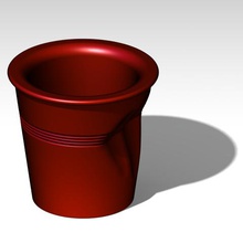 xícara de café 4 casa 3d print model - Mito3D