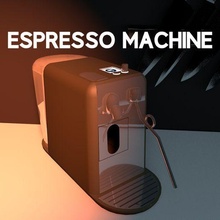 Espresso Maschine 3d print model - Mito3D