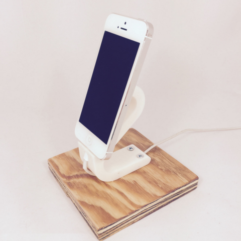 see apple lightning cable de carga dock para iphone 55s gadget 3D print model - Mito3D