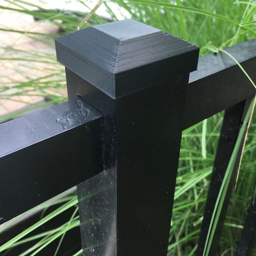 estate fence post cap home jerith replacement parts 3D print model - Mito3D