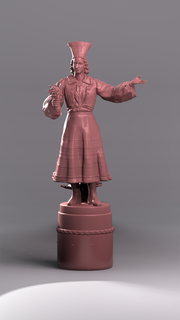 Estonia niña fuente vdnkh vdnh escultura 3d print model - Mito3D