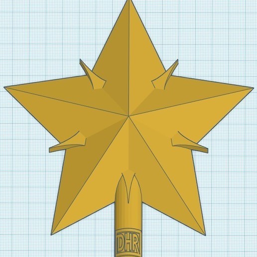 estrella arbol navidad 3D print model - Mito3D