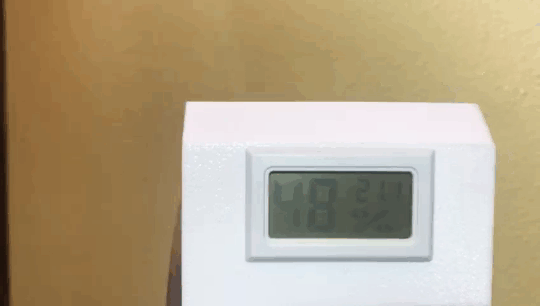 ebox termômetro higrômetro umidade medida mod 3d print model - Mito3D
