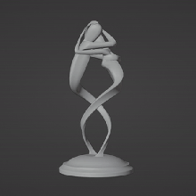 eternità 3d stampabile arte giocattolo statua scultura estetico architettura amore coppie simbolo idolo regalo i regali scolpire 3d print model - Mito3D