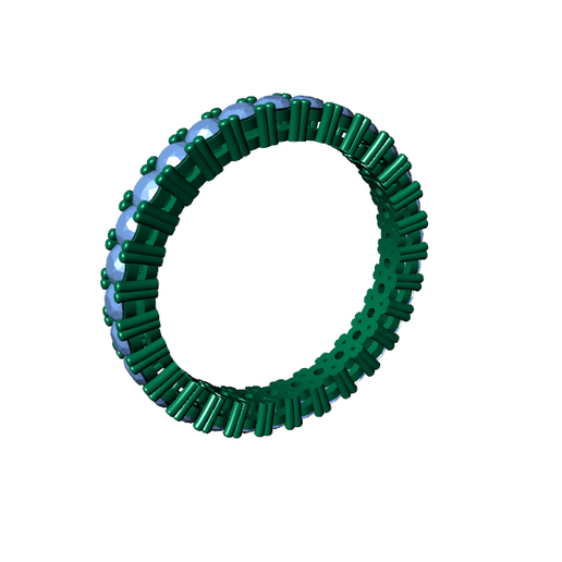 Ewigkeit Ring Schmuck Diamant stl 3D print model - Mito3D