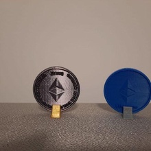 ethereum crypto 3d print model - Mito3D