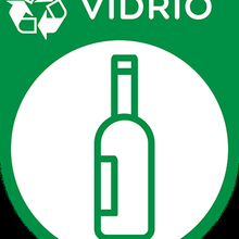 etichette reciclaje Vidrio recicle tag cristal recicla riciclare segni Cartele 3d print model - Mito3D