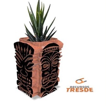 etnique pots architecture 3d fleurs ethnies plantes décoration impression3d ressourcesde 3d print model - Mito3D