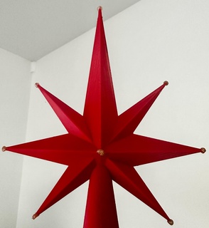 etoile Navidad estrella hogar casa abeto 3d print model - Mito3D