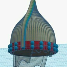 étrusque casque compatible playmobil 3d print model - Mito3D