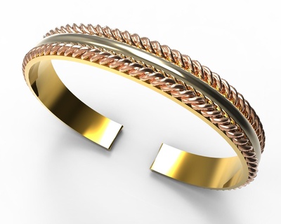 étrusque style esclave Télécharger stl obj format bijoux bracelet bracelets fichier or bijoutiers bijoutier conception 3d print model - Mito3D