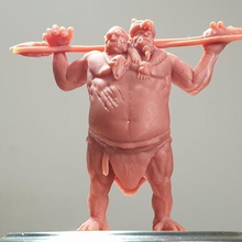 ettin bicephal ogre géant jeu le mdn d&d pathfinder 3d print model - Mito3D