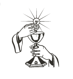 eucharist communion cup faith god holy grail jesus christ 2d art 3d print model - Mito3D