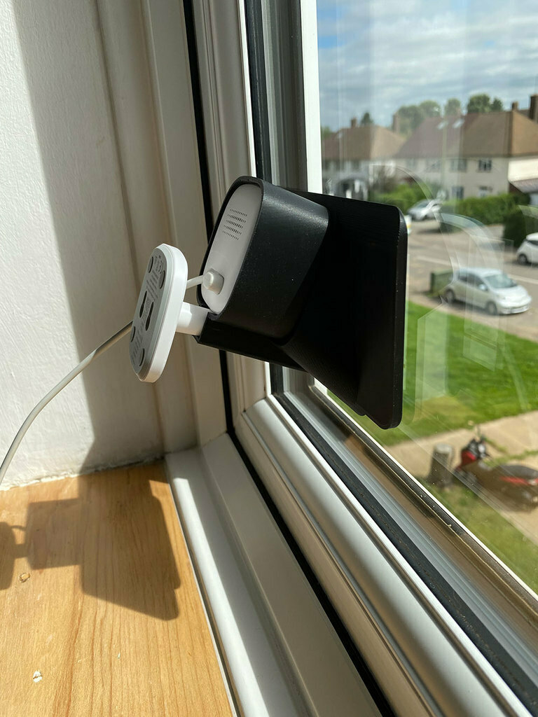 eufy 2k indoor cam window angled mount camera eufycam security household 3D print model - Mito3D