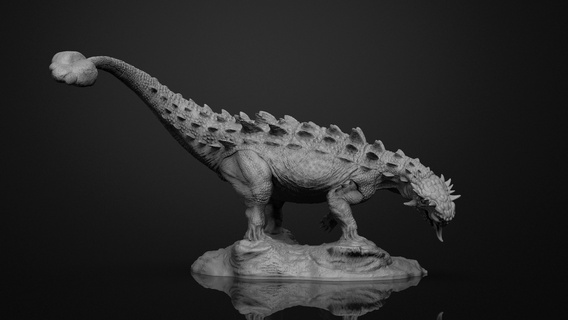 euoplocéfalo impresion3d carnotaurus dinossauro criatura impressão anquilossauro Parque jurassico 3d print model - Mito3D