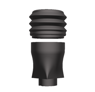 eureka mignon single dose funnel lid bellows specialita dosing 3d print model - Mito3D
