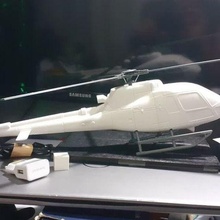 eurocóptero as350 esquilo estático kit passatempo helicóptero fuselagem fuselagens modelagem modelo helico ptere 3d print model - Mito3D