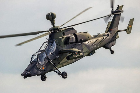 eurocopter tigre elicottero 3d print model - Mito3D
