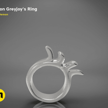 euron greyjoy ring game jewelery jewel got costume accessories 3d print model - Mito3D