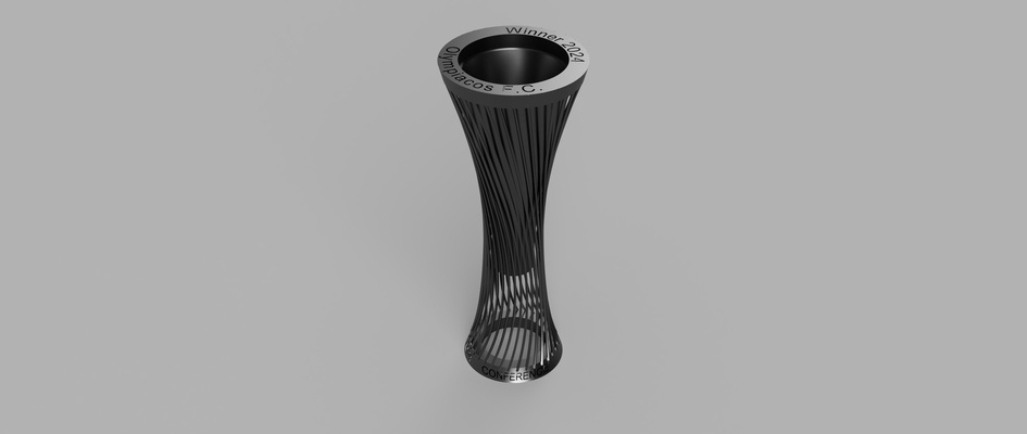 europa conference league olympiacos fc winner champions football trophy europe 3d print model - Mito3D