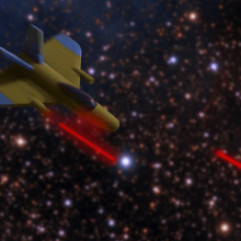 ev meç escape velocity macintosh ölçekli model scifi uzay gemisi 3d print model - Mito3D