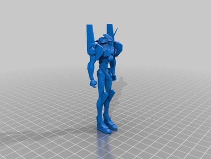 eva01 anime mecha robotica 3d print model - Mito3D