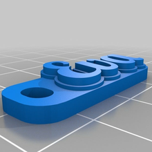 eva personalizado llaveros 3d print model - Mito3D